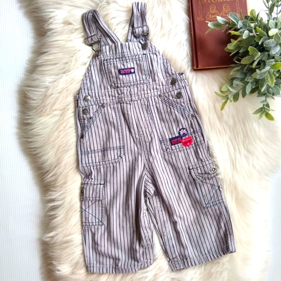 Carter's Other - CARTERS MVP baseball striped bib overalls